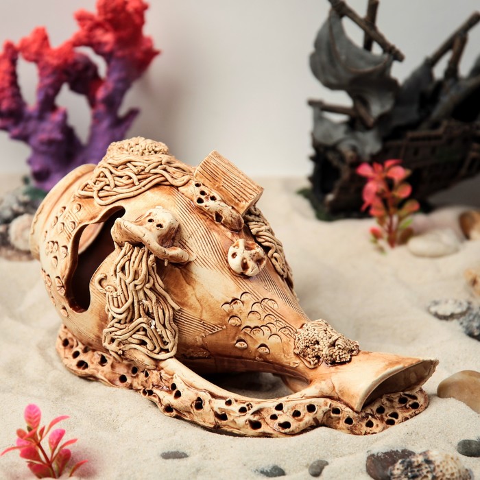 Декорации для аквариума "Кувшин", большой