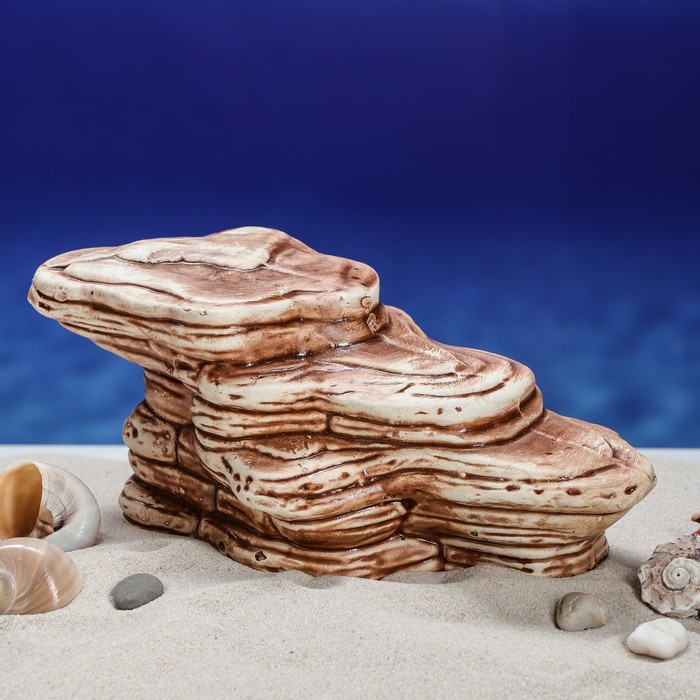 Декорации для аквариума "Черепашник один", микс