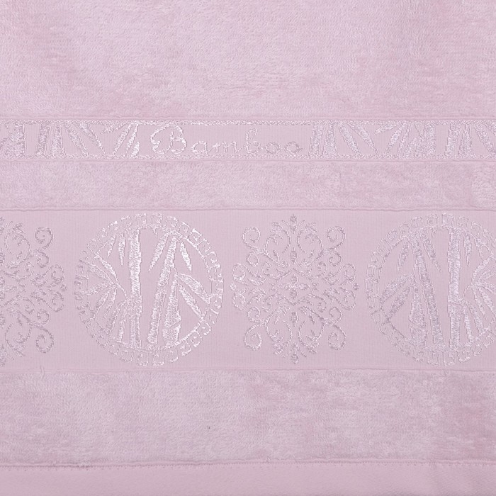 Полотенце TWO DOLPHINS 50x90 см (E869) SOFT светло-розовый ,, бамбук,, 400г/м