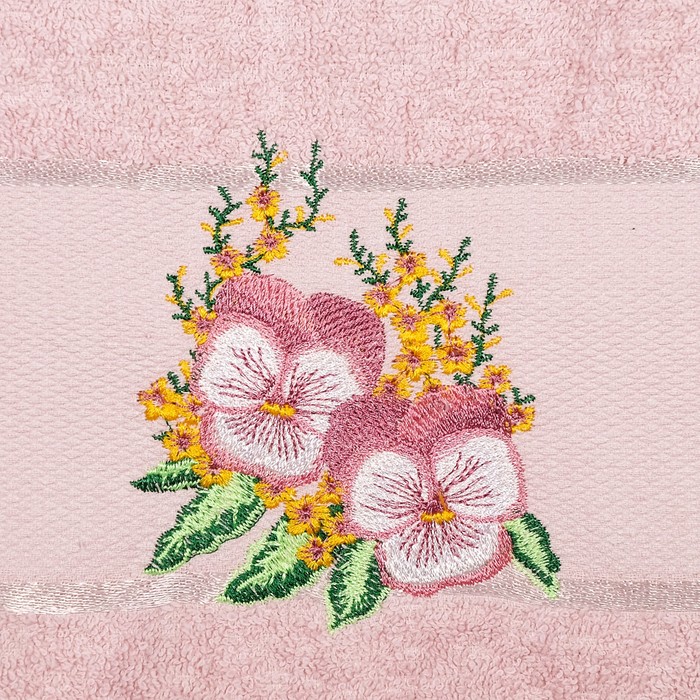 КМП в коробке MERZUKA махр. 50х80/70х130 2 пр. VIOLET розовый , хлопок, 380г/м2