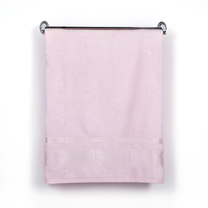 Полотенце TWO DOLPHINS 70х140 (Е869) SOFT светло-розовый , бамбук, 400г/м