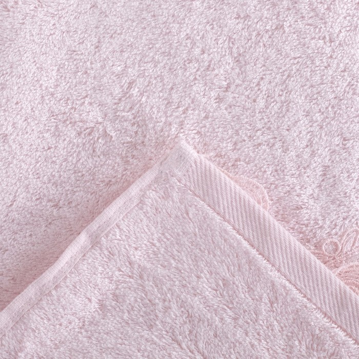 КМП в коробке SIKEL с вышивкой 50х90/70х140 2 пр. SOLEMARE персиковый бамбук 440г/м2