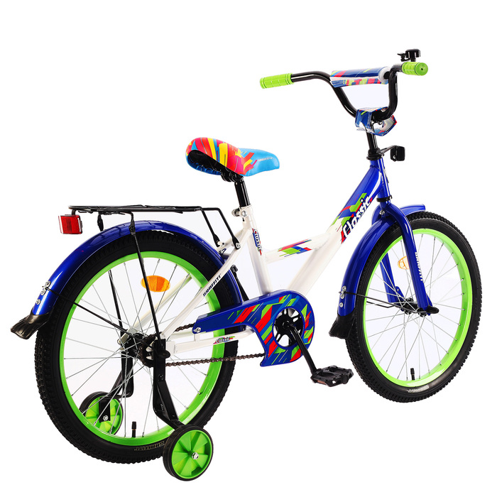 Велосипед 20" Graffiti Classic RUS, цвет белый/темно-синий