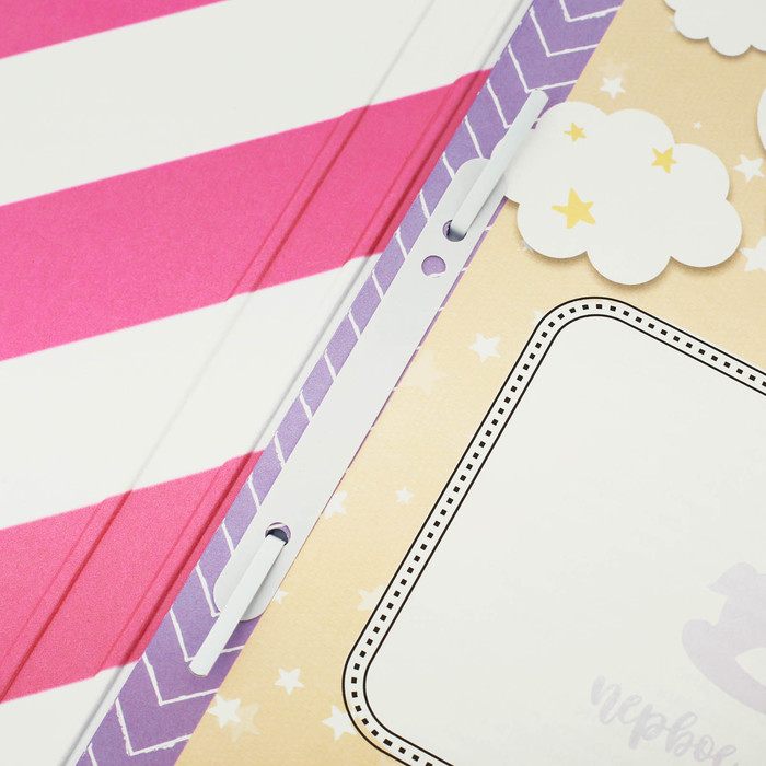 Первая книга малыша "Альбом нашей малышки", от 0 до 7 лет