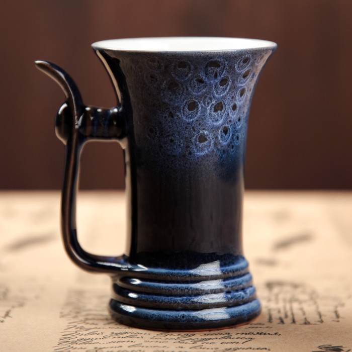 Кружка "Екатеринбург: Татищев и де Геннин" №010-404 синяя