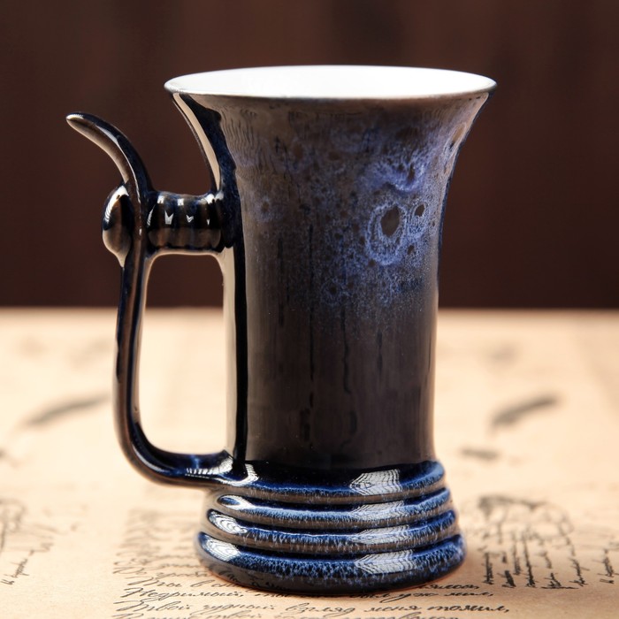 Кружка "Екатеринбург: Дом Севастьянова" №010-405 синяя