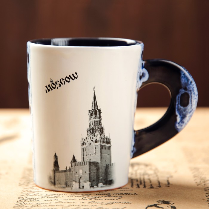 Кружка "Москва" синяя №021-58