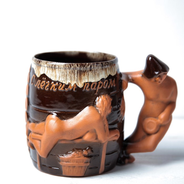 Пивнная кружка  "С Легким Паром"