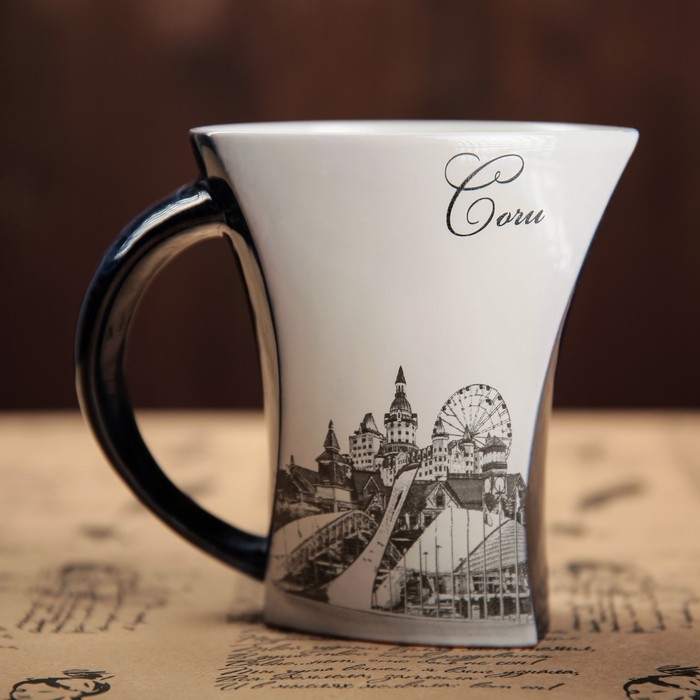 Кружка "Сочи: Олимпийский огонь" синяя №001-193