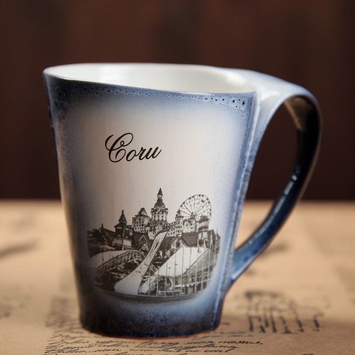 Кружка "Сочи: Олимпийский огонь" синяя №003-193