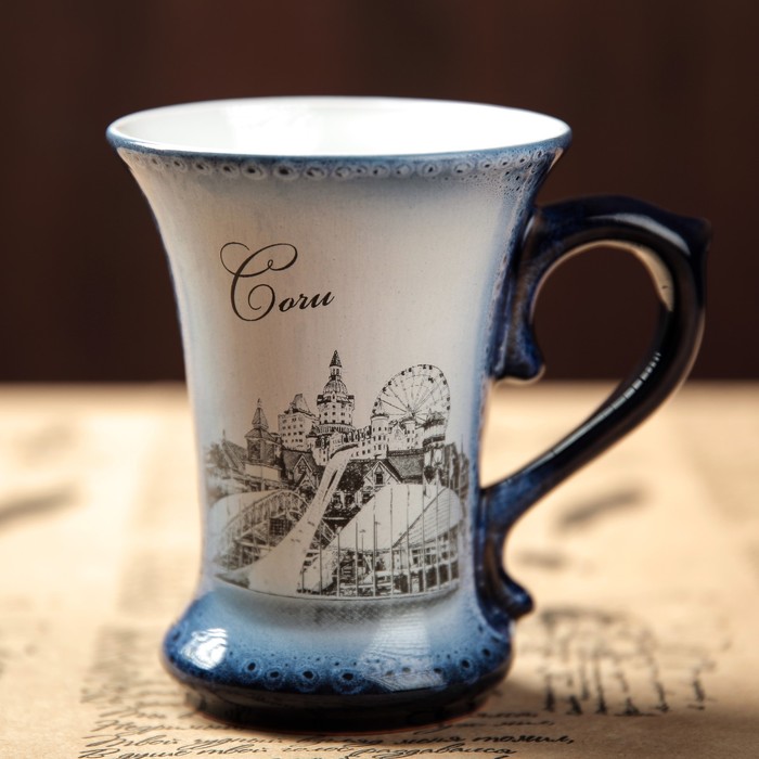 Кружка "Сочи: Олимпийский огонь" синяя №007-193