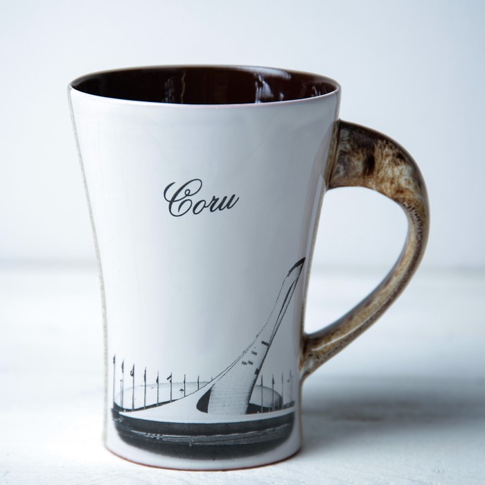 Кружка "Сочи: Олимпийский огонь" коричневая №011-180