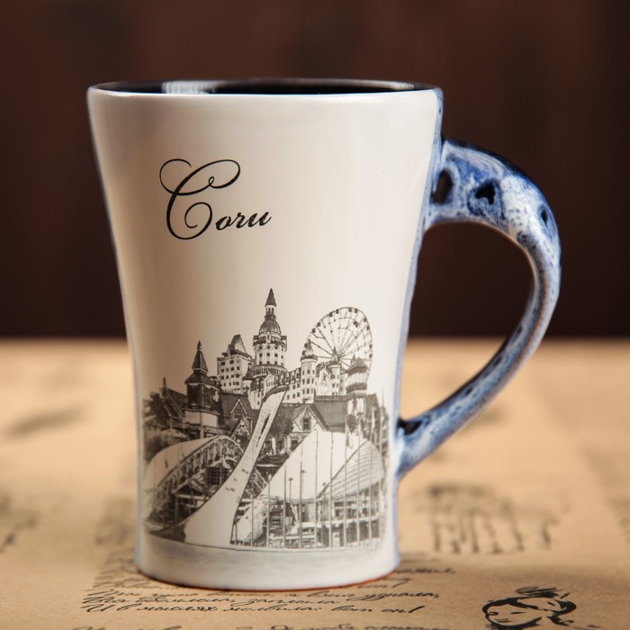 Кружка "Сочи: Олимпийский огонь" синяя №011-193