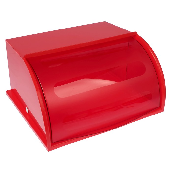 Хлебница Mulin, цвет роза, красный полупрозрачный