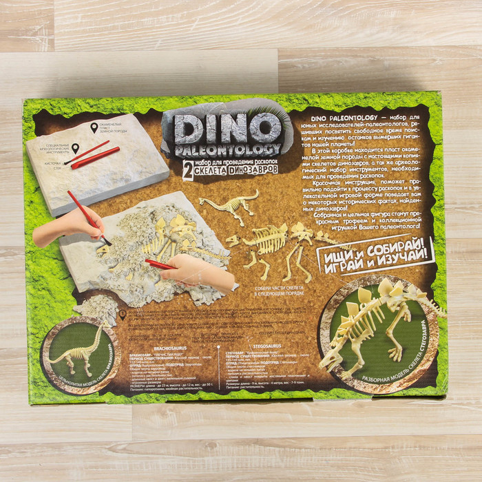 Набор для проведения раскопок "DINO PALEONTOLOGY" DP-01-01 DP-01-01