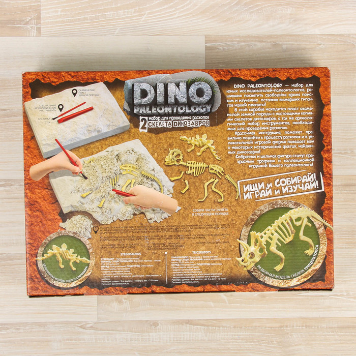 Набор для проведения раскопок "DINO PALEONTOLOGY" DP-01-02 DP-01-02