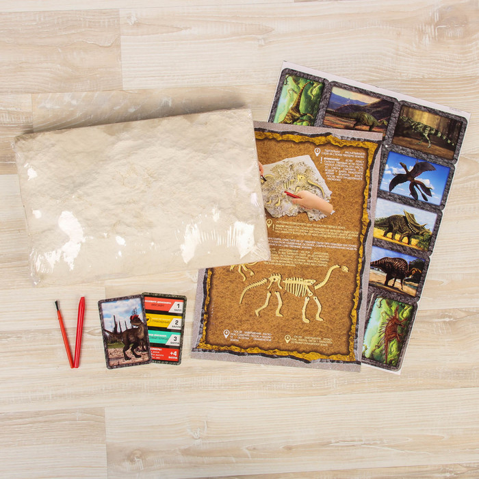 Набор для проведения раскопок "DINO PALEONTOLOGY" DP-01-05 DP-01-05