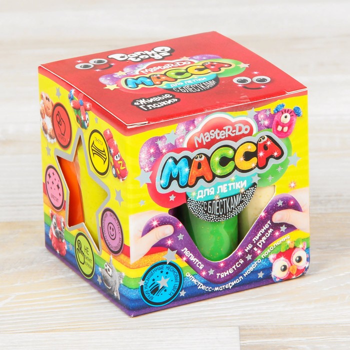 Набор креативного творчества «Тесто для лепки» серия «MASTER DO» коробка квадратик MMD-01-01