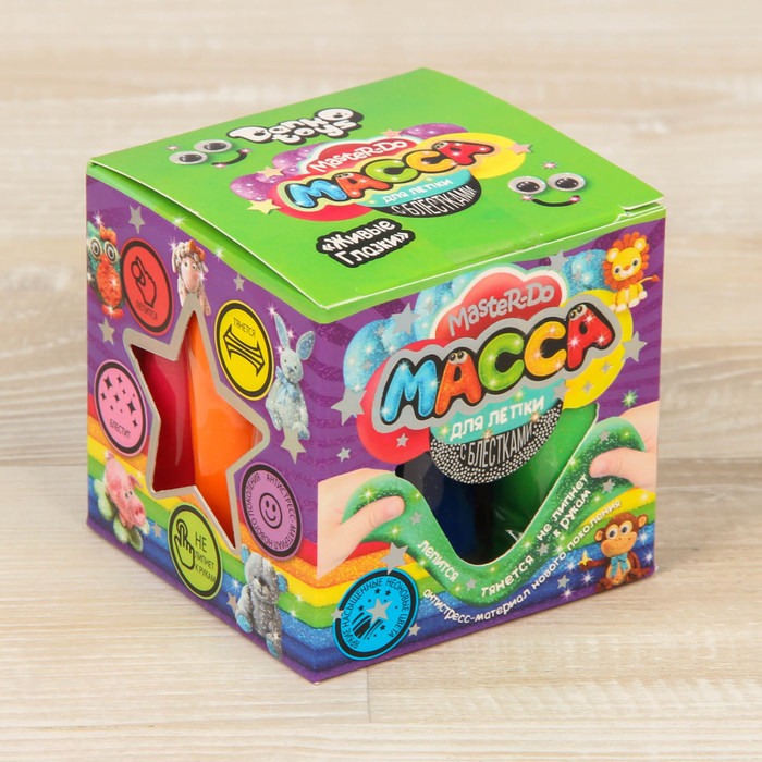 Набор креативного творчества «Тесто для лепки» серия «MASTER DO» коробка квадратик MMD-01-06