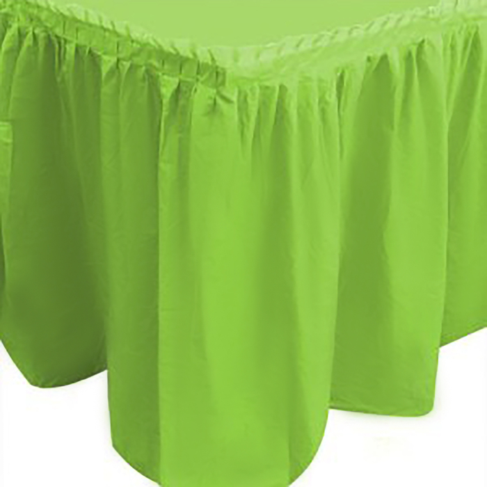 Юбка для стола "Делюкс", лайм, 75х400 см