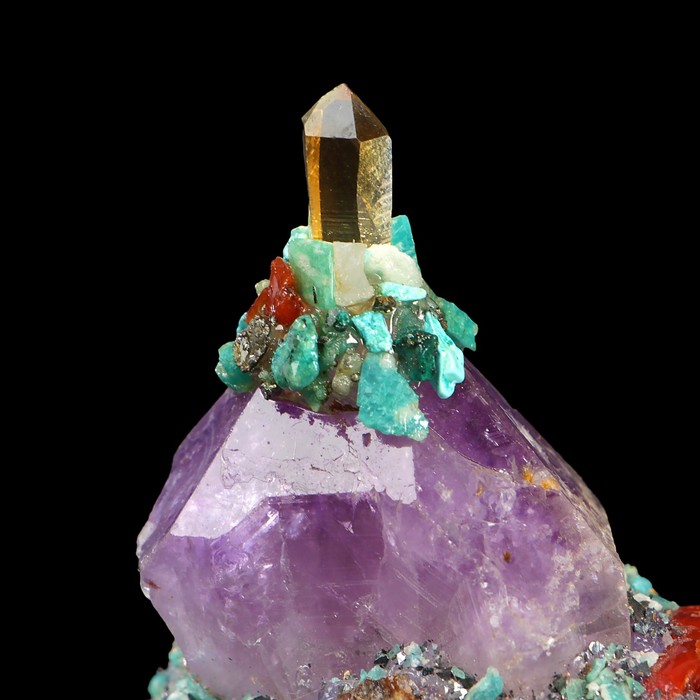 Сувенир "Каменная горка. Оленёнок", аметист