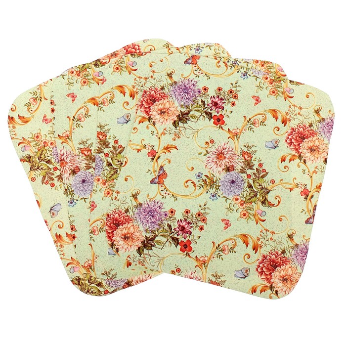 Набор салфеток сервировочных 35х40 см, 4 шт, МИКС