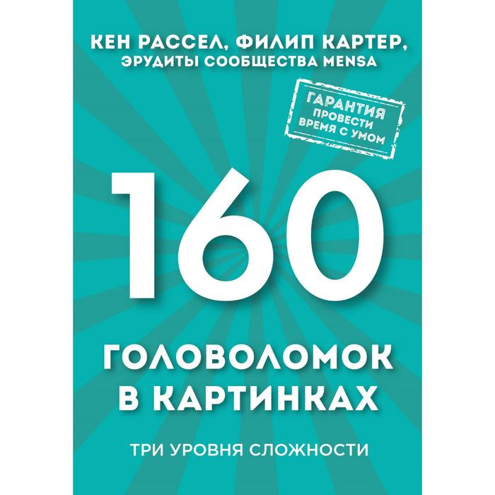 

160 головоломок в картинках. Три уровня сложности