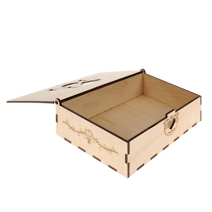 Шкатулка дерево I LOVE YOU 21х15х6 см