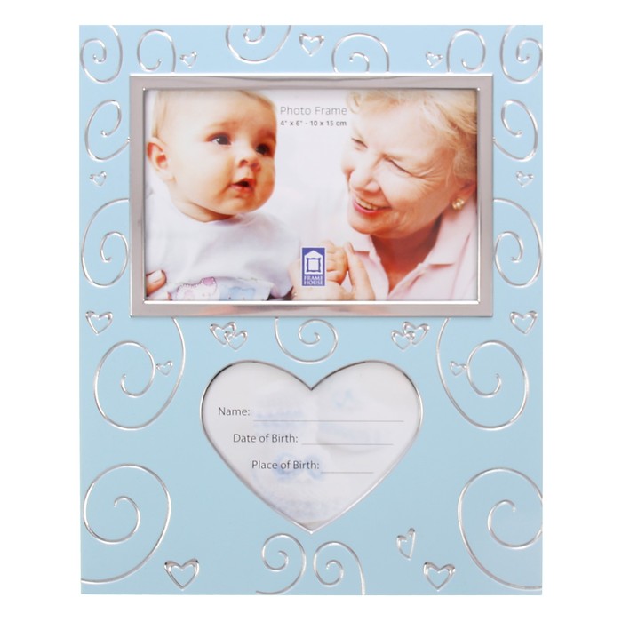 Фоторамка 10х15 см PATA T8715N "Мой первый год" голубой