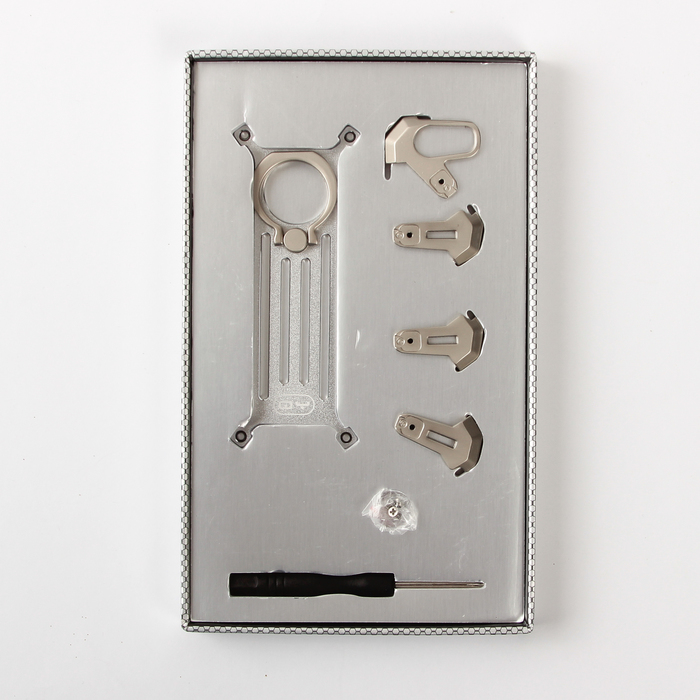 Чехол-экзоскелет Qiyang для Apple iPhone 6, серебряный