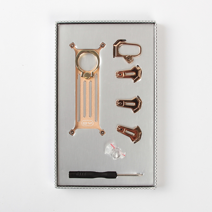 Чехол-экзоскелет Qiyang для Apple iPhone 7, золотой