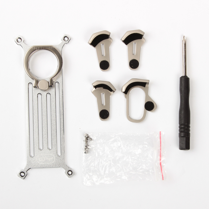 Чехол-экзоскелет Qiyang для Apple iPhone 7, серебряный