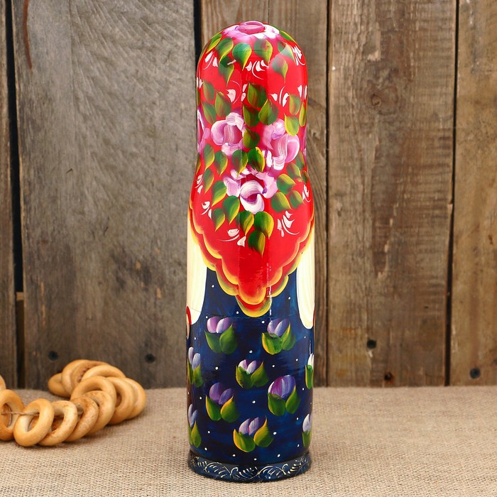 Штоф «Матрёшка», красный платок, сказка, 0,5 л, 33 см