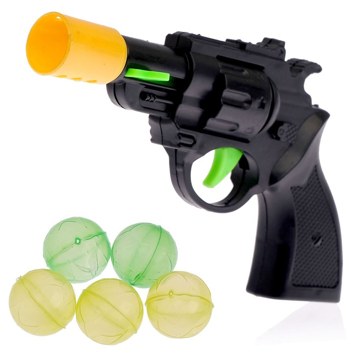 Стрельба шаров. Пластмассовые шарики для пистолета.