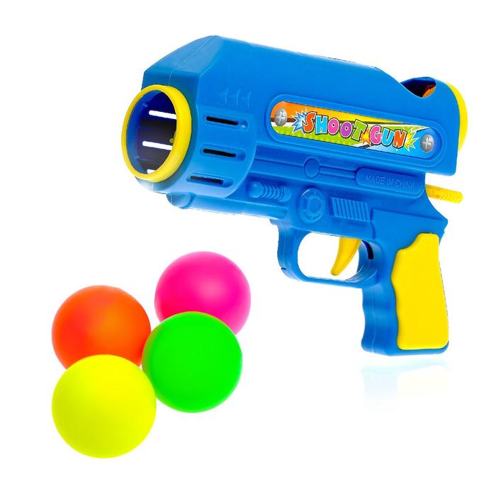 Пистолет «Шот», стреляет шариками, цвета МИКС пистолет пиратский мушкет стреляет шариками в пакете