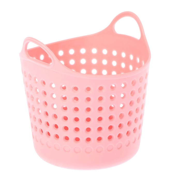 Корзина 0,5 л Soft, цвет розовый