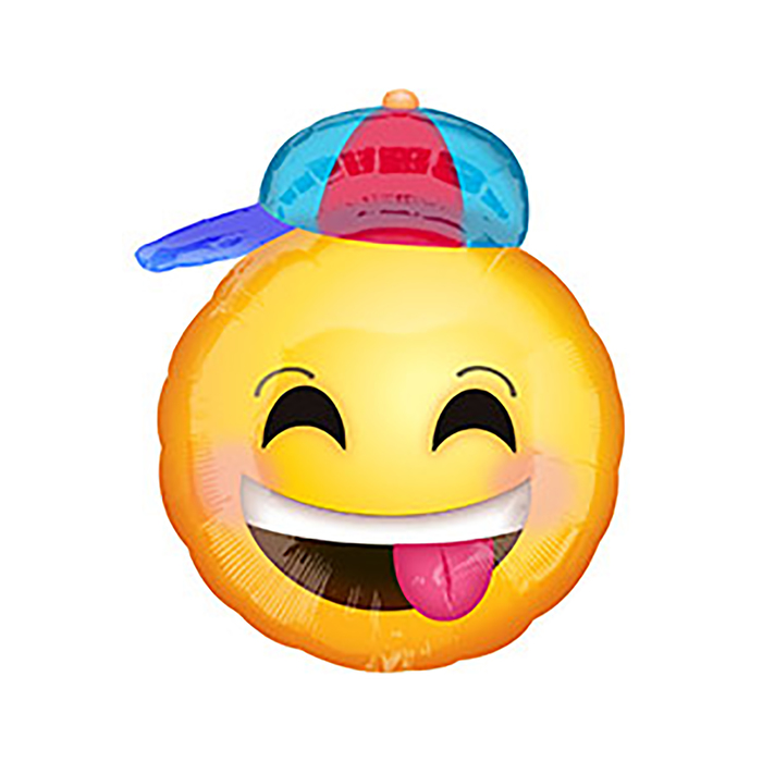 Шар фольгированный 18" "Улыбка Мальчик в кепке" АГ