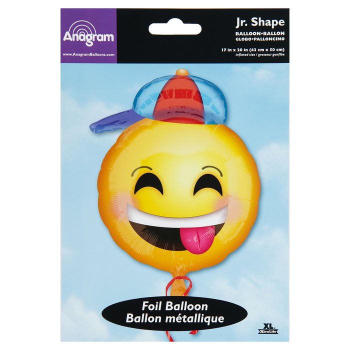 Шар фольгированный 18" "Улыбка Мальчик в кепке" АГ