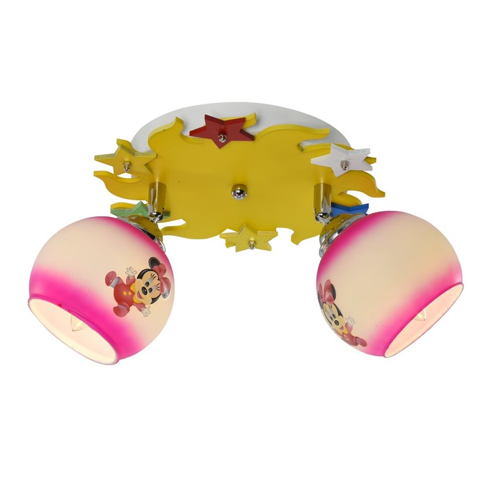 Люстра "Кидс" 2 лампы E27 60Вт разноцветный