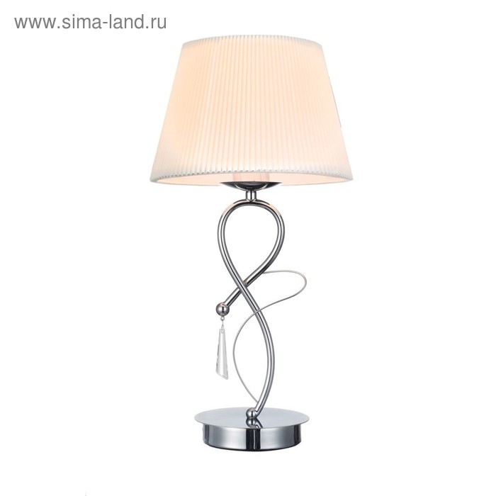Настольная лампа «Либена», E27, 1x60W хром 25x25x48 см