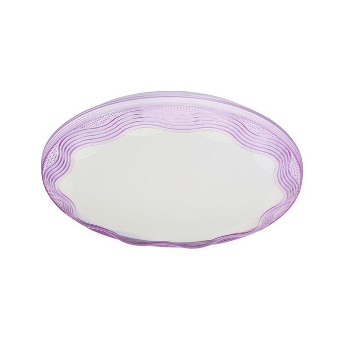 Светильник с ПДУ "Сатурн" 1 лампа LED 36+36Вт  3800-6500К фиолетовый д.50см.