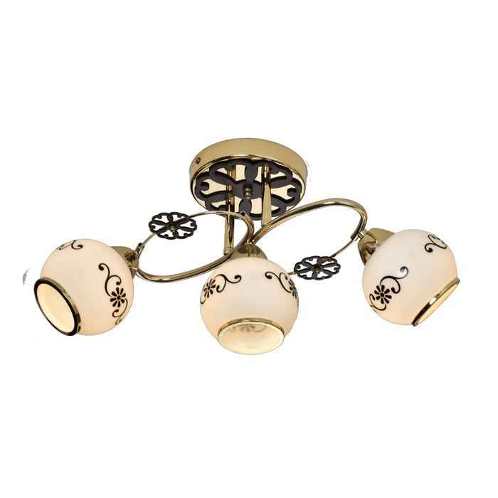 Люстра "Арлета" 3 лампы E27 60Вт золото