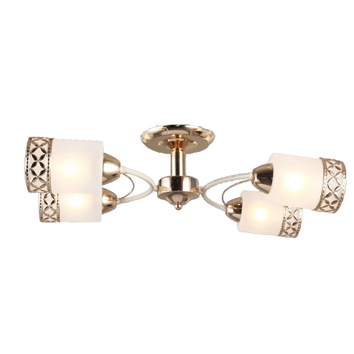 Люстра "Бруна " 4 лампы E27 60Вт золото