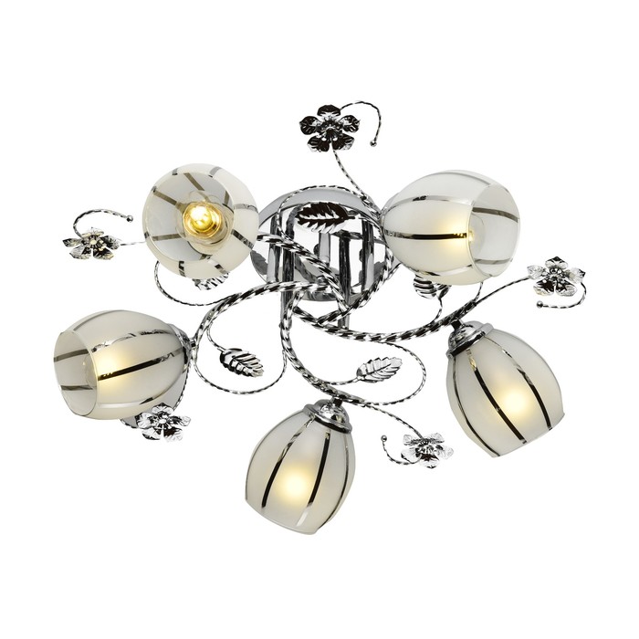 Люстра "Аурелия" 5 ламп E27 60Вт хром