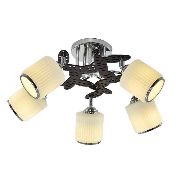 Люстра "Клеменс" 5 ламп E27 60Вт хром