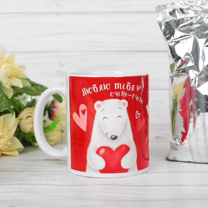 Набор кружка с чаем 100 г "Ты мое счастье"
