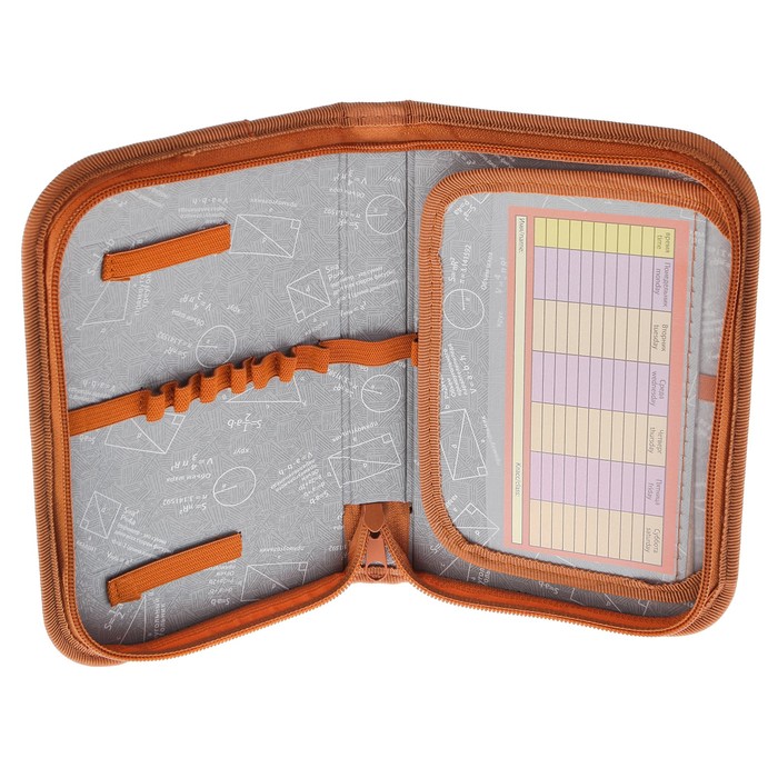 Пенал 1 секция 130 х 190 мм, откидная планка, ткань ПО-41 «Квадроцикл»