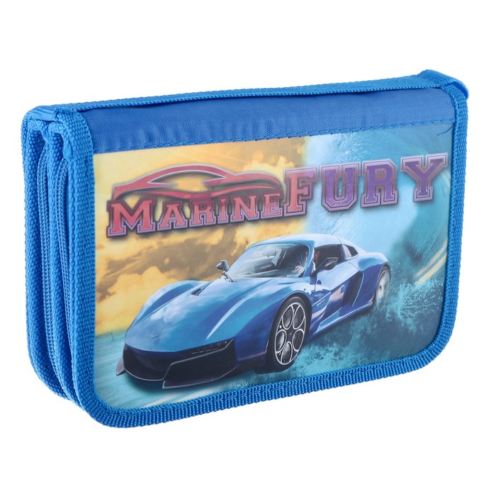 Пенал 2 секции 120x190 мм, откидная планка, ламинированный картон Auto-fury