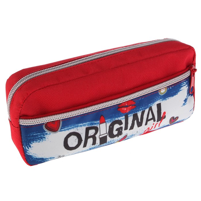 Пенал 1 секция 90х200х40 мм, ткань Original girl