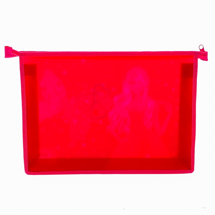 Папка для тетрадей А4, молния сверху, пластиковая «Принцесса мелания»